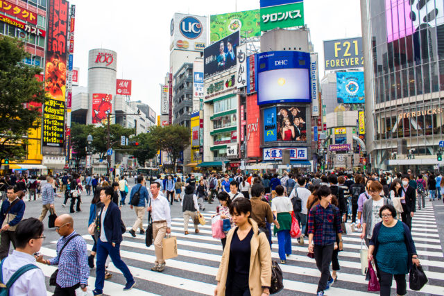 Shibuya Crossing in Tokyo